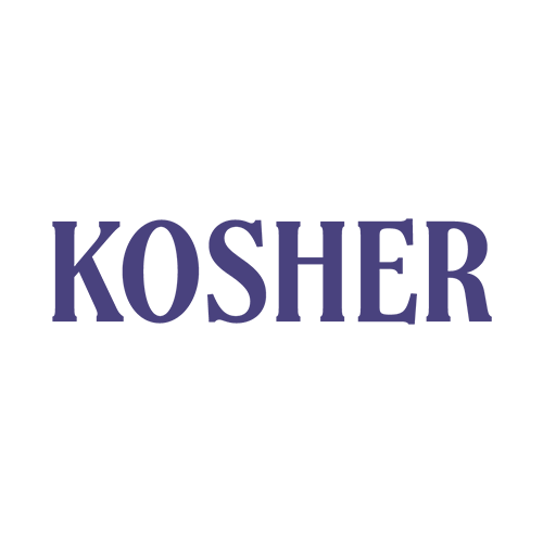 Purple text: Kosher